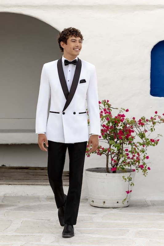 Ted Stanford "Park Lane" White Shawl DB Tuxedo Jacket (Separates)