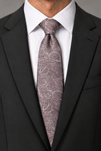 Ted Stanford Quartz Aries Floral Paisley Necktie