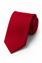 Ted Stanford Red Metro Solid Necktie