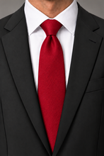 Ted Stanford Red Metro Solid Necktie