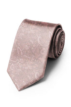 Ted Stanford Rose Gold Aries Floral Paisley Necktie