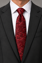 Ted Stanford Ruby Aries Floral Paisley Necktie