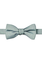Ted Stanford Spearmint Aries Floral Paisley Hand Knot Banded Bow Tie