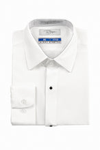Ted Stanford "Stretch" White Laydown Formal Shirt