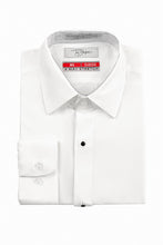 Ted Stanford "Stretch" White Laydown Formal Shirt