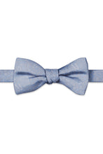 Ted Stanford Wedgewood Aries Floral Paisley Hand Knot Banded Bow Tie