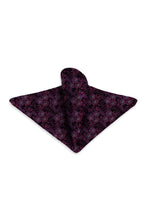 Ted Stanford Wildberry & Raspberry Blossom Floral Pocket Square