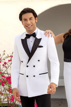 Ted Stanford "Winston" White Peak DB Tuxedo Jacket (Separates)