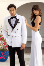 Ted Stanford "Winston" White Peak DB Tuxedo Jacket (Separates)
