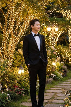 Tiglio "Beckham" Black 1-Button Shawl Tuxedo (2-Piece Set)