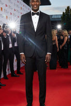 Tiglio "Sienna Porto" Black 2-Button Notch Slim Fit Tuxedo (2-Piece Set)