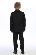 Tip Top "Cornell" Kids Black Tuxedo (5-Piece Set)