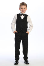 Tip Top "Cornell" Kids Black Tuxedo (5-Piece Set)