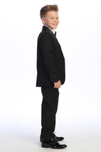 Tip Top "Cornell" Kids Black Tuxedo (5-Piece Set)