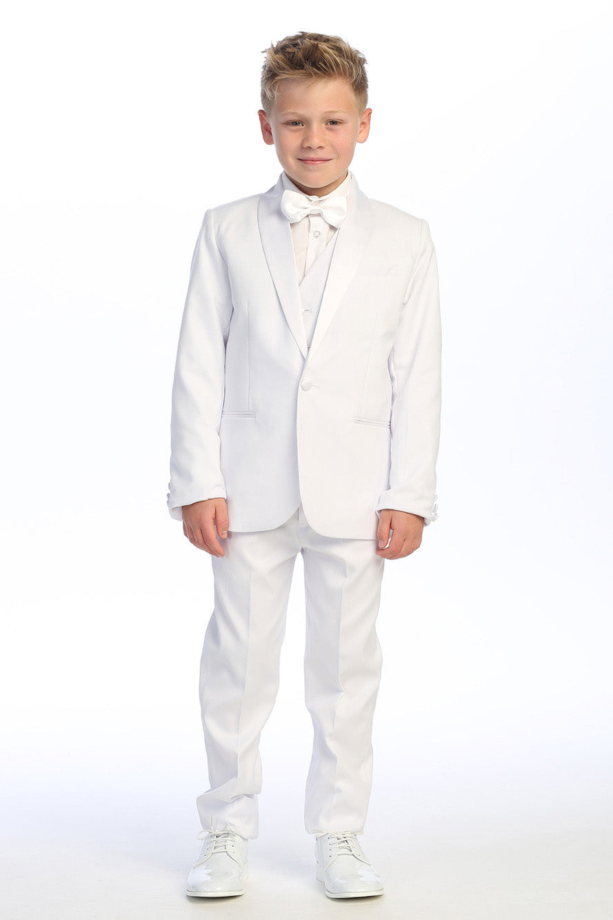 Tip Top "Cornell" Kids White Tuxedo (5-Piece Set)