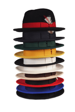 Trilby Soft 100% Australian Wool Felt Body With Removable Feather Fully Crushable White Great For Travel. - Ferrecci USA 