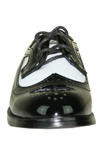 Vangelo "Chaz" Kids Black & White Tuxedo Shoes