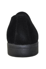 Vangelo "Chelsea" Black Suede Tuxedo Shoes