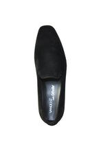 Vangelo "Chelsea" Black Suede Tuxedo Shoes