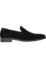 Vangelo "Chelsea" Black Suede Tuxedo Shoes