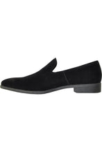 Vangelo "Chelsea" Black Suede Tuxedo Shoes