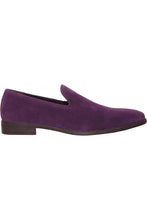 Vangelo "Chelsea" Purple Suede Tuxedo Shoes