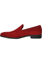 Vangelo "Chelsea" Red Suede Tuxedo Shoes