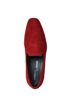 Vangelo "Chelsea" Red Suede Tuxedo Shoes