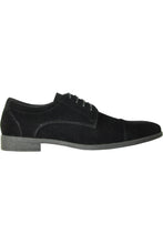 Vangelo "Croydon" Black Suede Dress Shoes