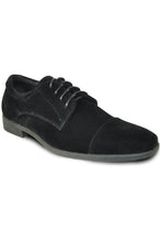 Vangelo "Croydon" Black Suede Dress Shoes