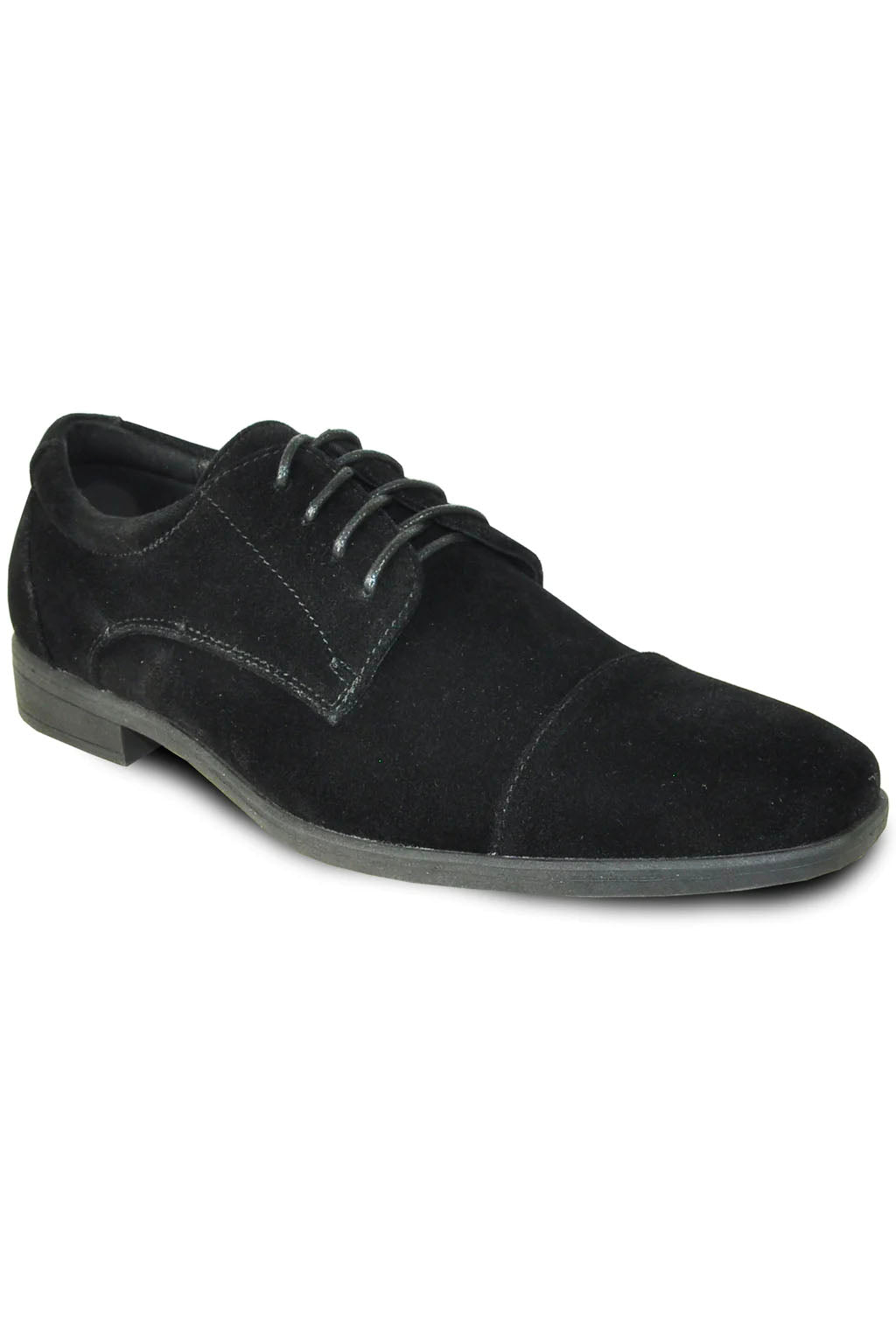 Vangelo "Croydon" Black Suede Dress Shoes