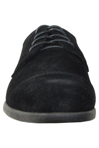 "Croydon" Black Suede Dress Shoes