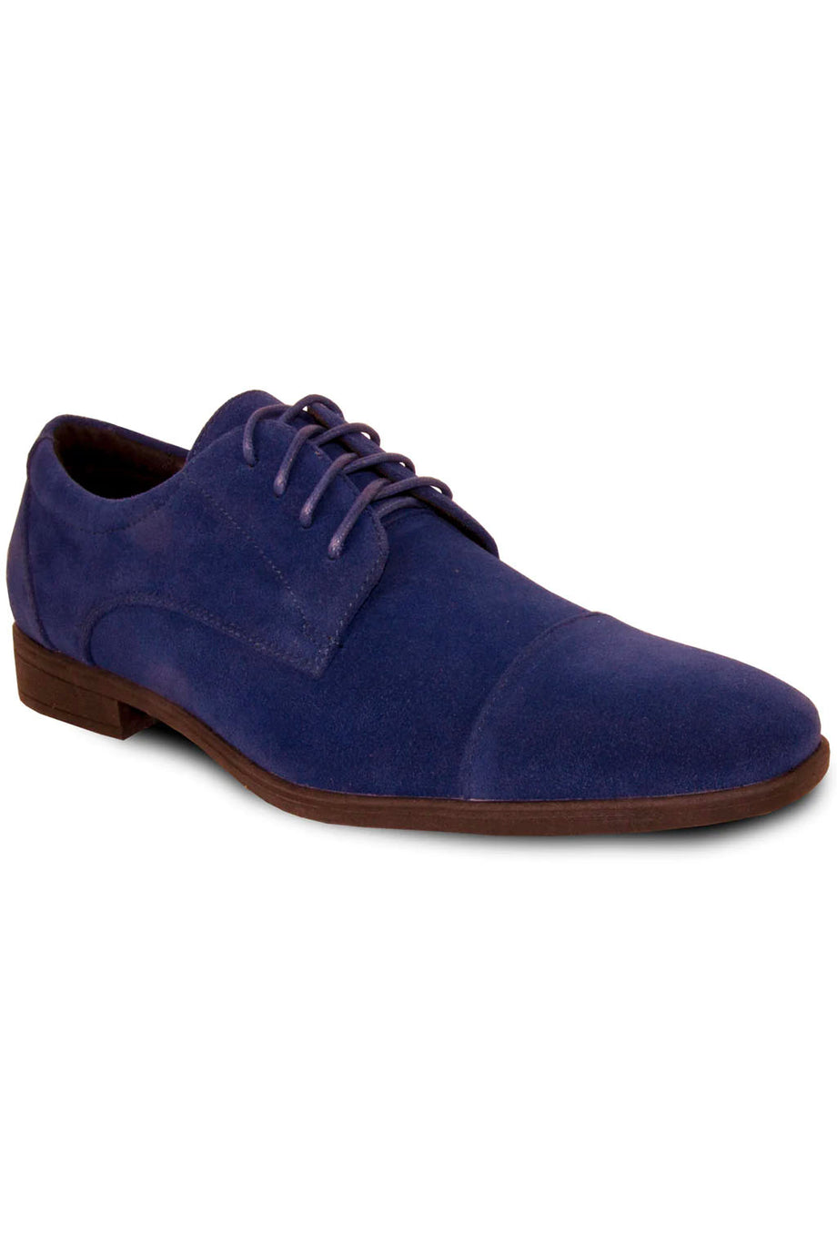 Vangelo "Croydon" Royal Blue Suede Dress Shoes
