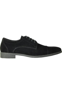 "Croydon" Black Suede Dress Shoes