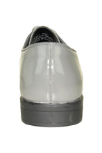 "Sarno" Grey Vangelo Tuxedo Shoes
