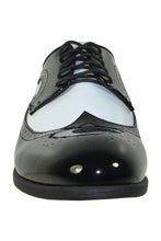 Vangelo "Telford" Black and White Vangelo Tuxedo Shoes