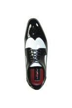 Vangelo "Telford" Black and White Vangelo Tuxedo Shoes