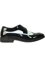 Vangelo "Telford" Black and White Vangelo Tuxedo Shoes