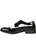 Vangelo "Telford" Black and White Vangelo Tuxedo Shoes