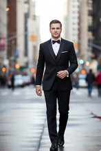 "Vermont" Black Tuxedo Jacket (Separates)