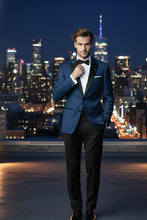 "Vermont" Indigo Blue Tuxedo Jacket (Separates)