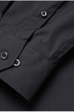 Verno Fashion "Icon" Black Laydown Cotton Blend Dress Shirt