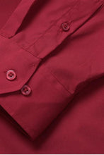 Verno Fashion "Icon" Brick Red Laydown Cotton Blend Dress Shirt
