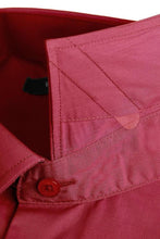 Verno Fashion "Icon" Brick Red Laydown Cotton Blend Dress Shirt