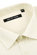 Verno Fashion "Icon" Ivory Laydown Cotton Blend Dress Shirt