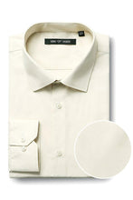 Verno Fashion "Icon" Ivory Laydown Cotton Blend Dress Shirt