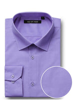 Verno Fashion "Icon" Lavender Laydown Cotton Blend Dress Shirt