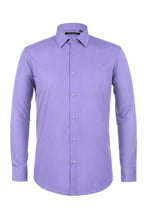 Verno Fashion "Icon" Lavender Laydown Cotton Blend Dress Shirt