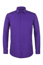 Verno Fashion "Icon" Lilac Laydown Cotton Blend Dress Shirt
