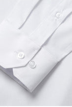 Verno Fashion "Icon" White Laydown Cotton Blend Dress Shirt
